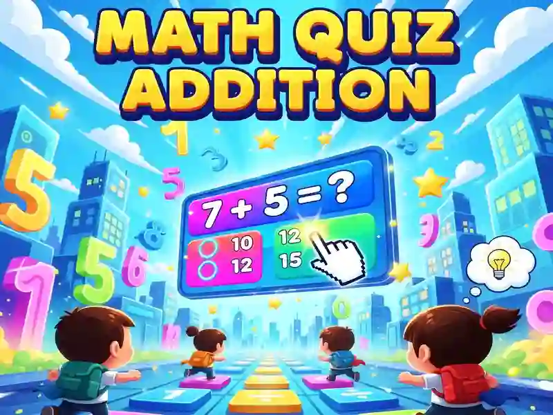 Jeu Ajout d'un quiz mathématique en ligne