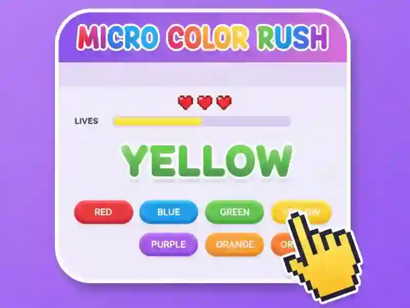 Jeu Micro ruée vers les couleurs en ligne