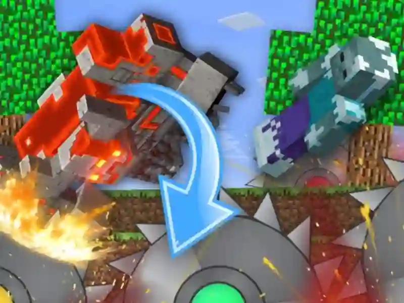 Jeu La ferme des foules à Mineblock! en ligne