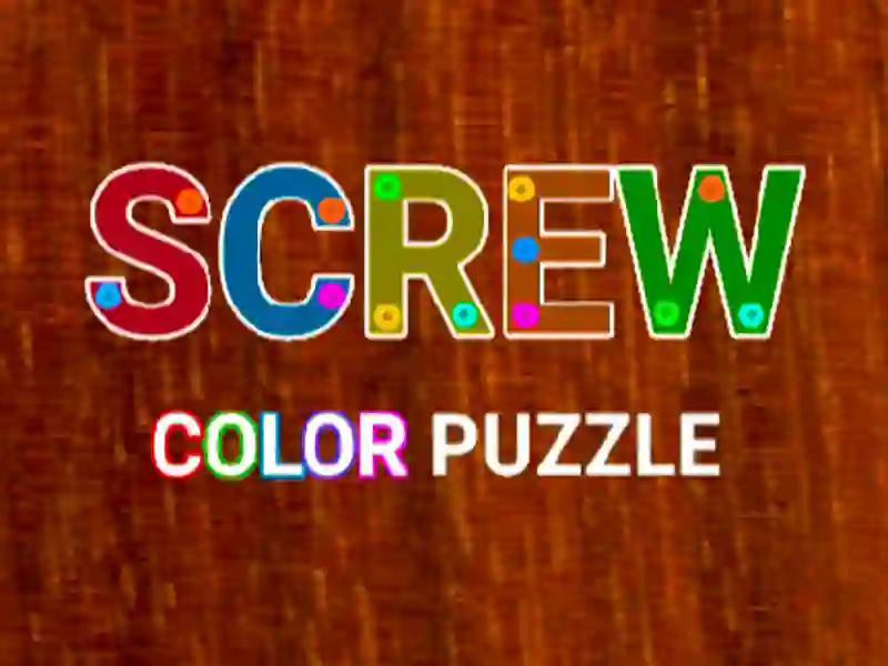 Jeu Puzzle de couleur à vis en ligne