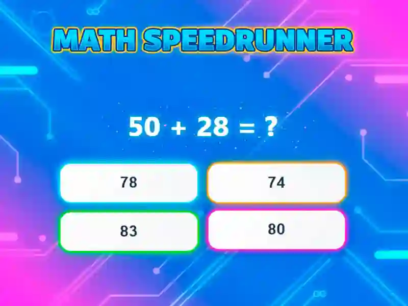 Jeu Math Speedrunner en ligne