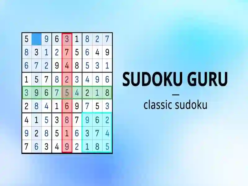 Jeu Guru de Sudoku en ligne Jeu Guru de Sudoku en ligne