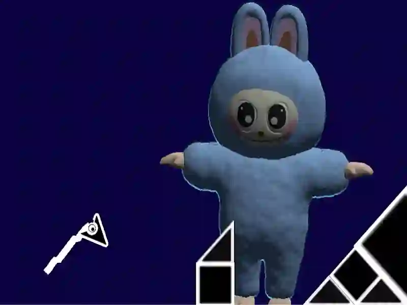 Jeu Dash de géométrie Labubu en ligne