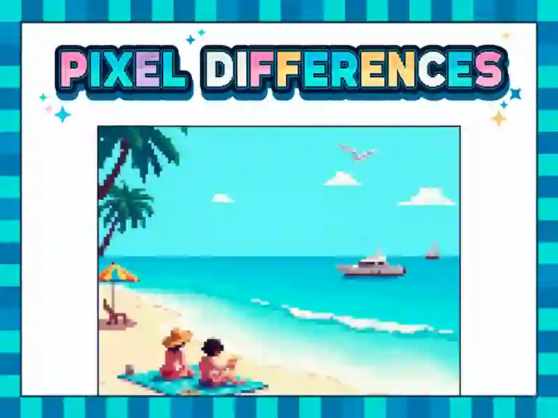 Jeu Différences de pixels en ligne