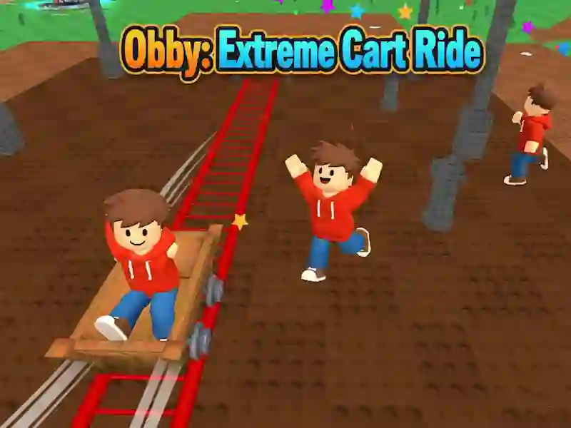Jeu Obby : balade en charrette extrême en ligne