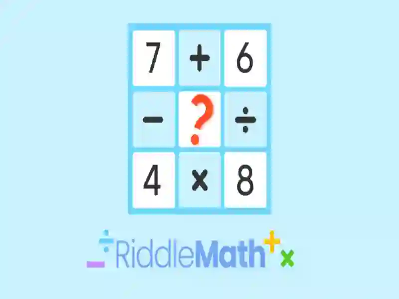 Jeu Riddlemath en ligne