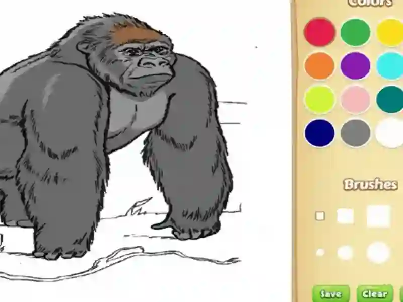 Jeu Zoo Animals Coloring Livre pour les enfants en ligne