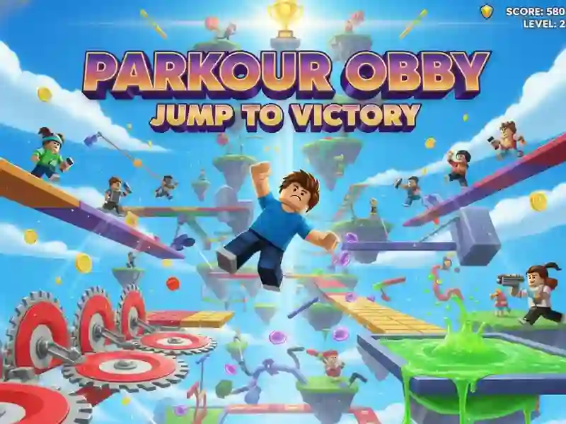 Jeu Parkour Obby saute vers la victoire en ligne