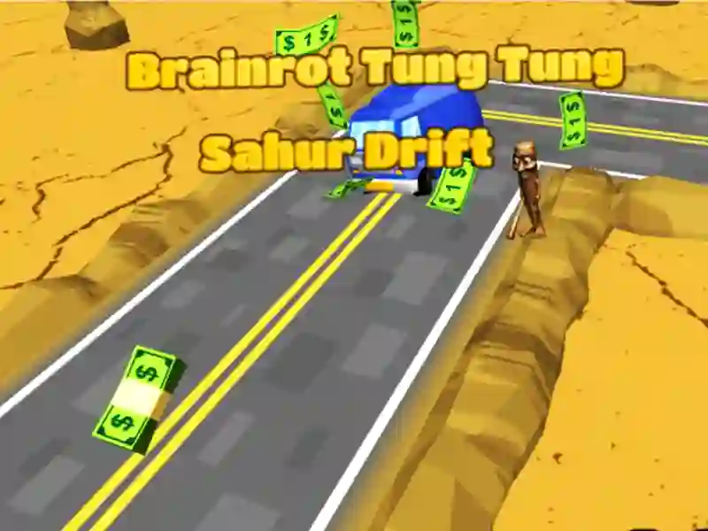 Jeu Brainrot Tung Tung Sahur Drift en ligne