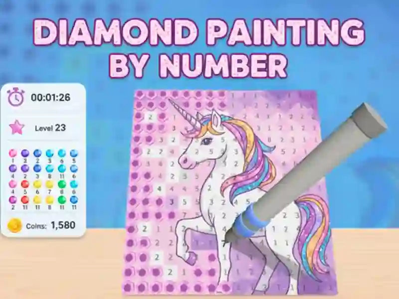 Jeu Peinture diamant par numéro en ligne