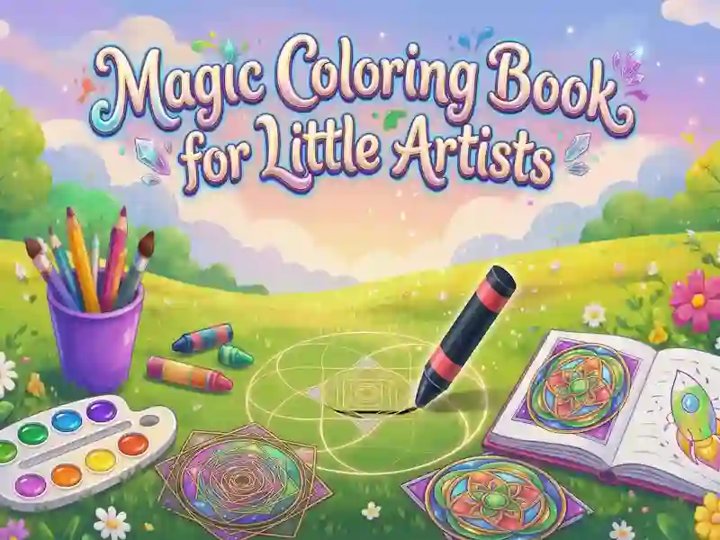 Jeu Livre de coloriage magique pour les petits artistes en ligne