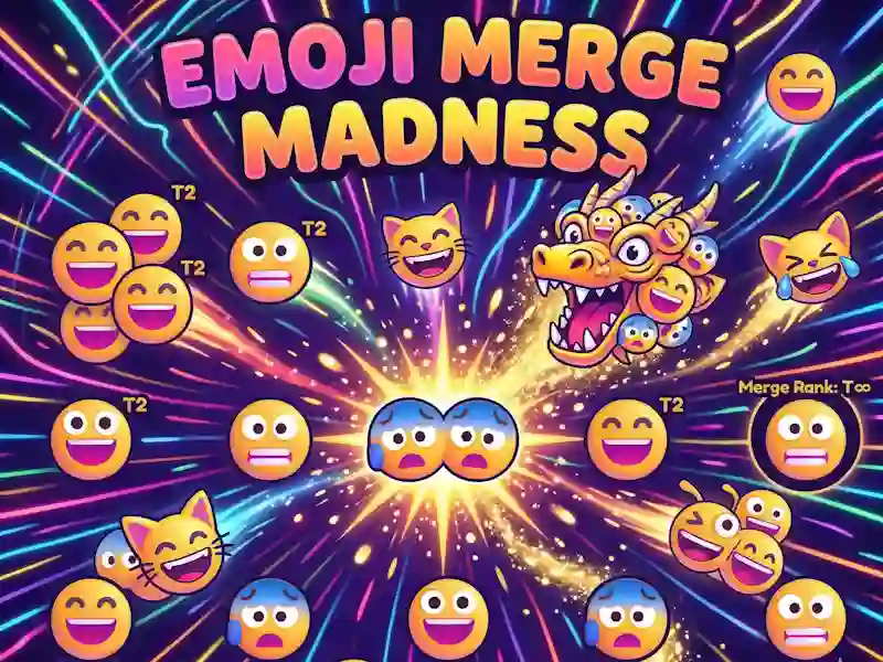 Jeu Emoji Merge Madness en ligne