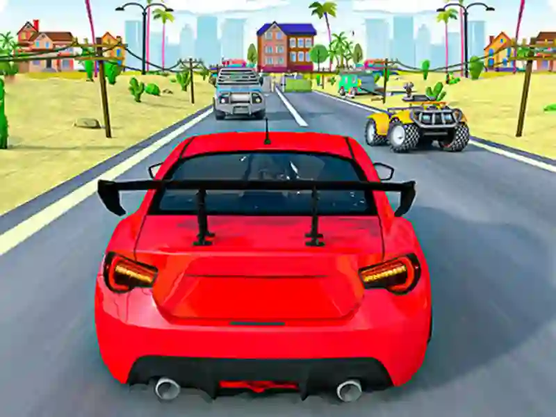 Jeu Course de voitures sur autoroute en ligne