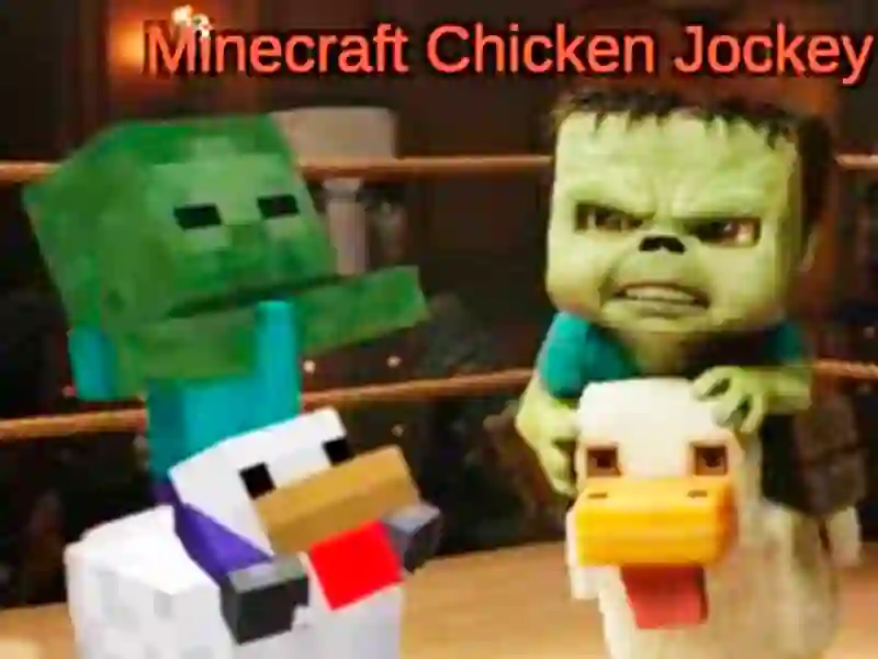 Jeu Jockey de poulet minecraft en ligne Jeu Jockey de poulet minecraft en ligne