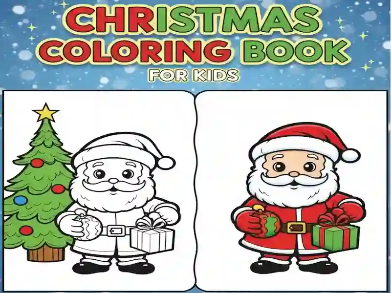 Jeu Livre de coloriage de Noël pour les enfants en ligne