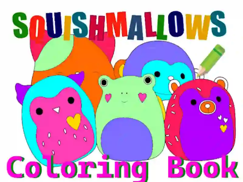 Jeu Livre de coloriage squishmallow en ligne
