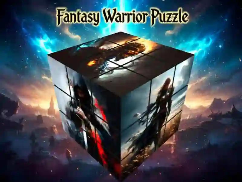Jeu Puzzle de guerrier fantastique en ligne