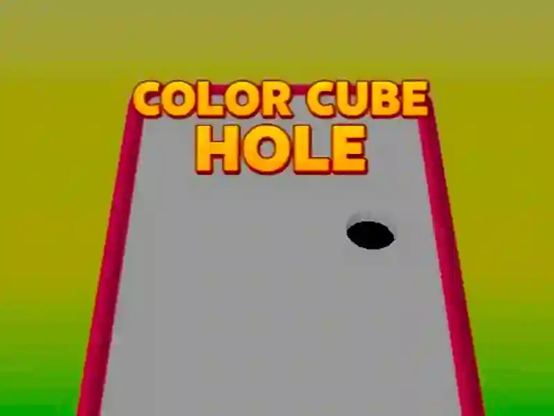 Jeu Trou du cube de couleur en ligne