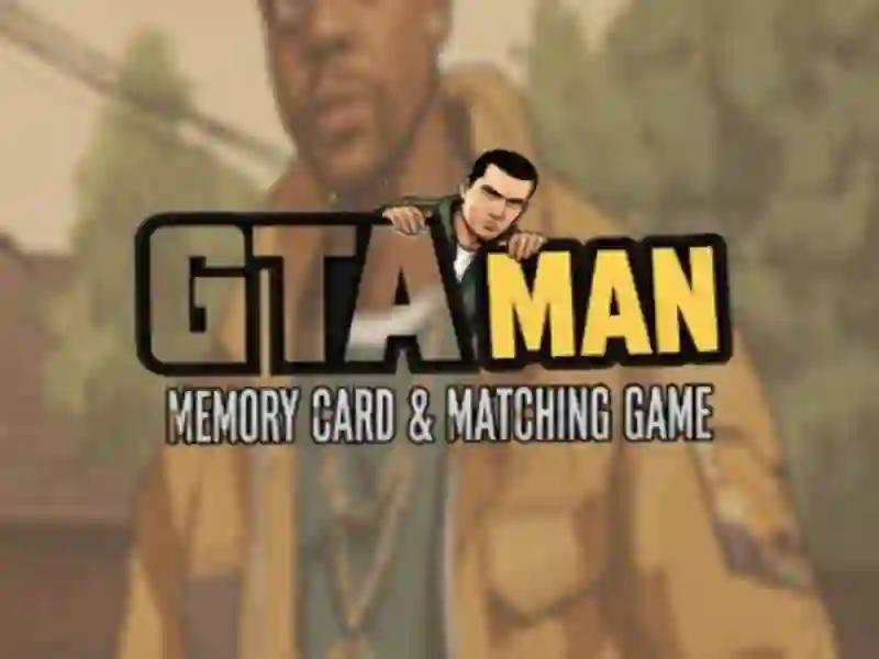 Jeu Carte mémoire GTA Man et jeu d'association en ligne