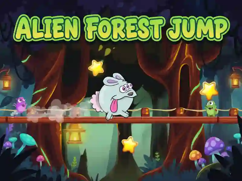 Jeu Saut de forêt extraterrestre en ligne
