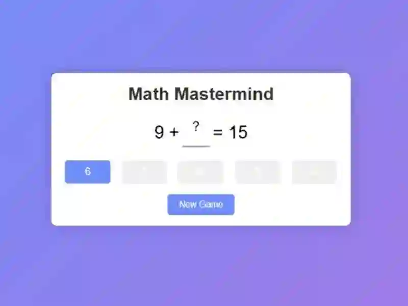 Jeu Cerveau mathématique en ligne