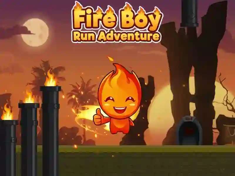 Jeu Aventure de course de garçon de feu en ligne