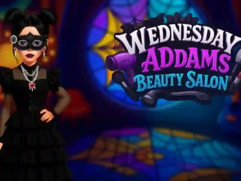 Jeu Salon de beauté du mercredi Addams en ligne