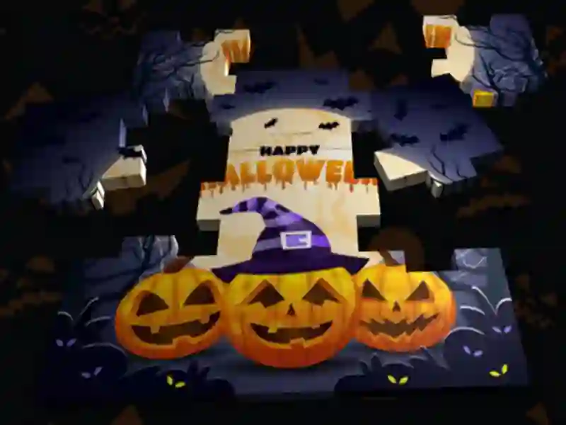 Jeu Puzzle d'Halloween 3D en ligne Jeu Puzzle d'Halloween 3D en ligne