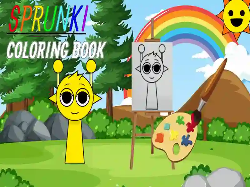 Jeu Livre de coloriage sprunki en ligne