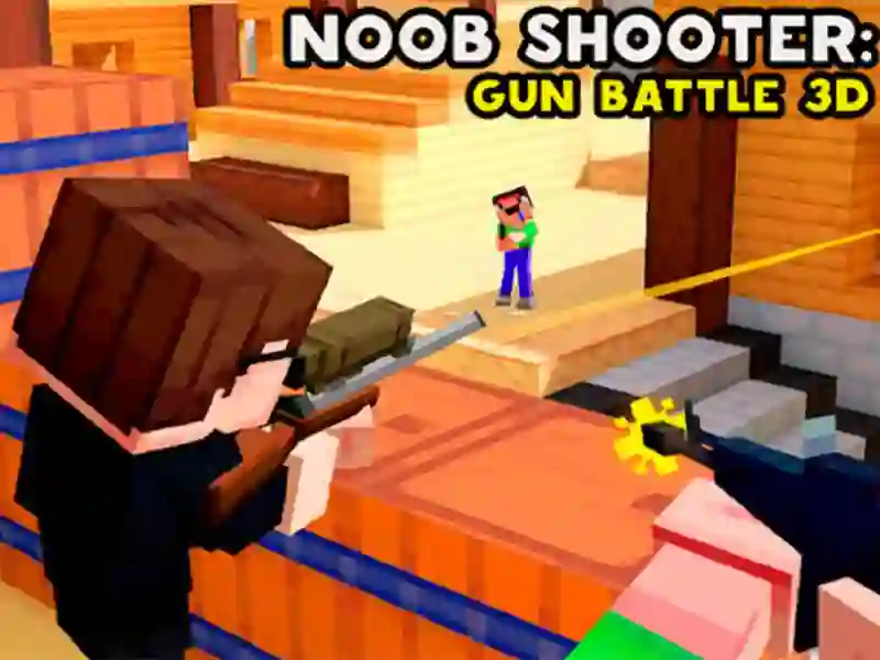 Jeu NOOB Shooter: Gun Battle 3D en ligne
