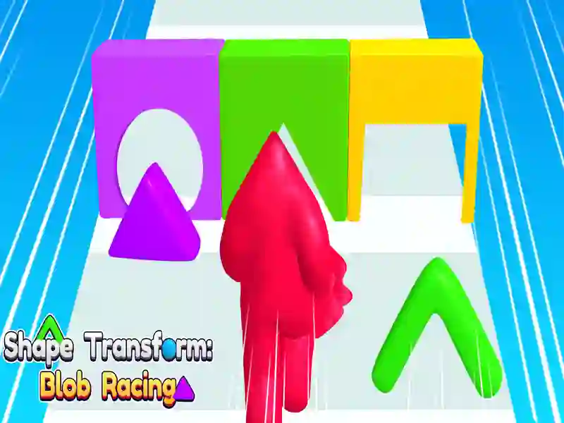 Jeu Forme Transforment Blob Racing en ligne