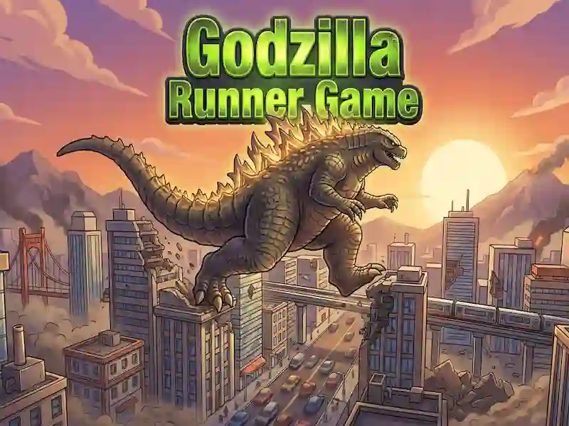 Jeu Jeu Godzilla Runner en ligne