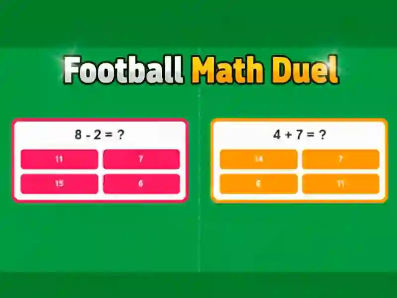 Jeu Duel mathématique de football en ligne