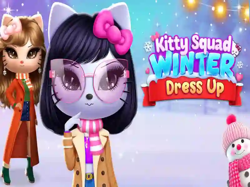 Jeu Kitty Squad Hiver Dress Up en ligne