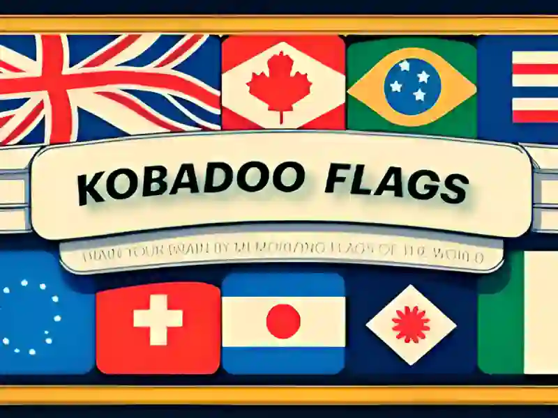 Jeu Drapeaux Kobadoo en ligne