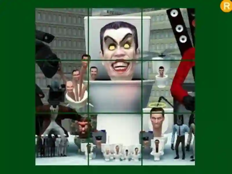 Jeu Puzzle de glissement des toilettes Skibidi en ligne