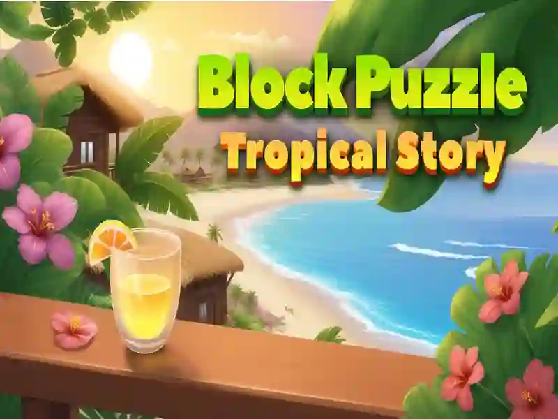 Jeu Block Puzzle Tropical Story en ligne Jeu Block Puzzle Tropical Story en ligne