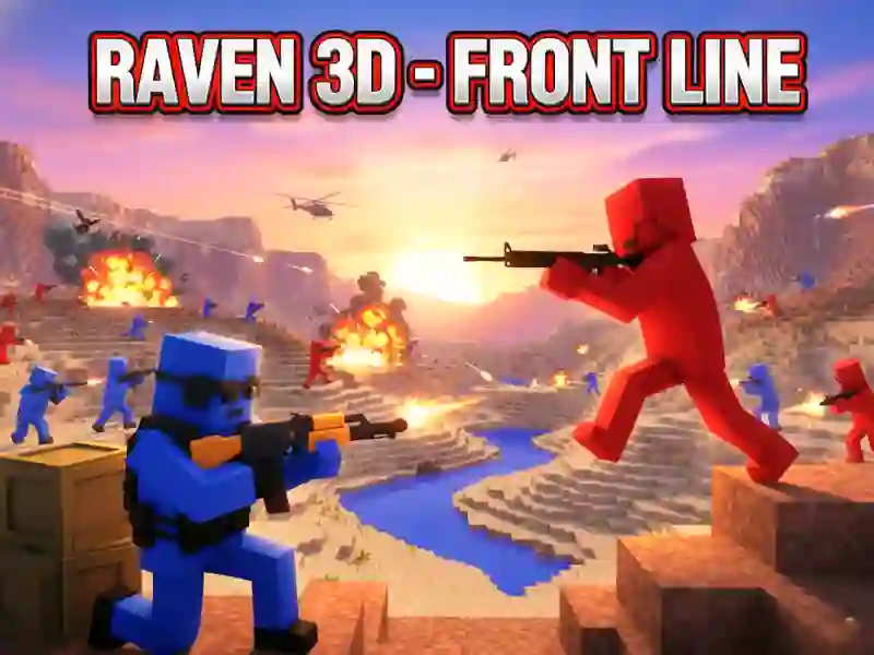 Jeu Raven 3D — Ligne de front en ligne