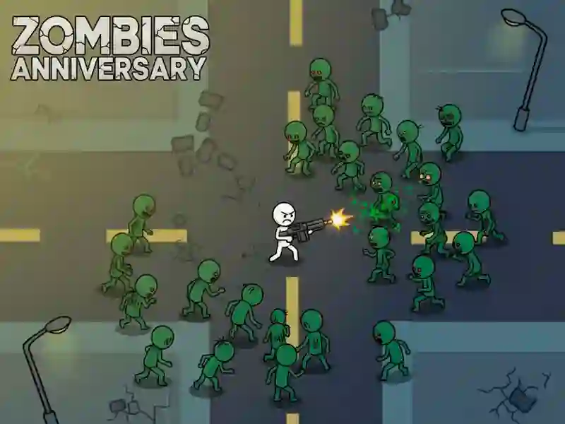 Jeu Anniversaire des zombies en ligne