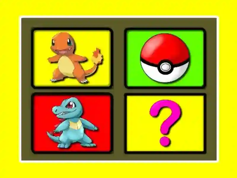 Jeu Temps de mémoire pokemon en ligne