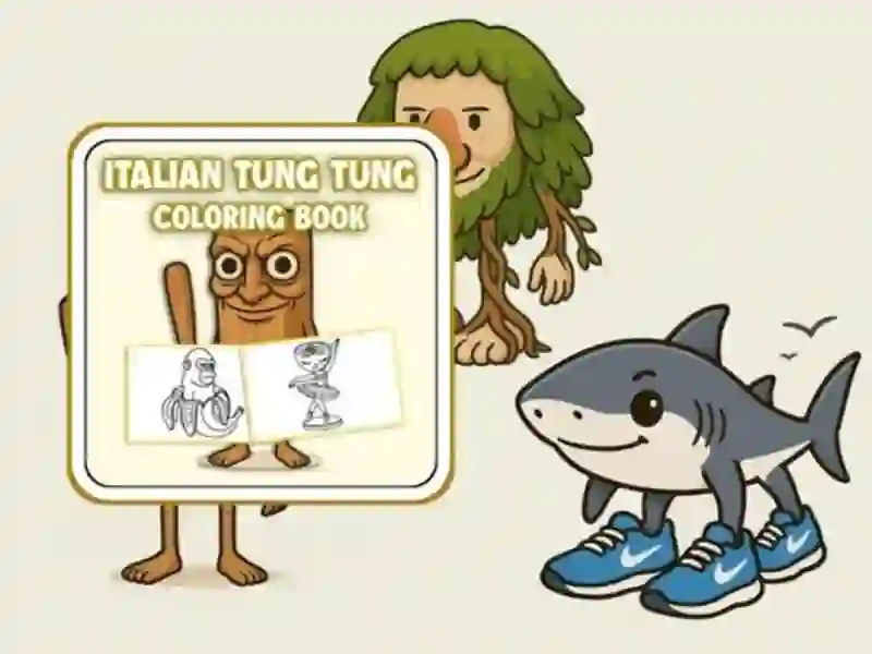 Jeu Tung Tung Sahur Coloring Book en ligne