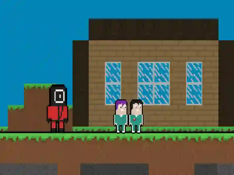 Jeu Squid Escape mais Blockworld en ligne