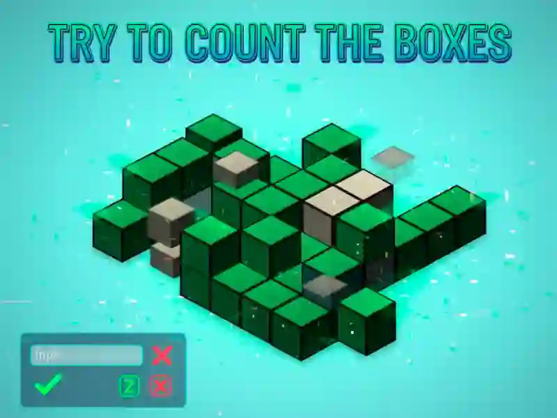 Jeu Essayez de compter les boîtes en ligne