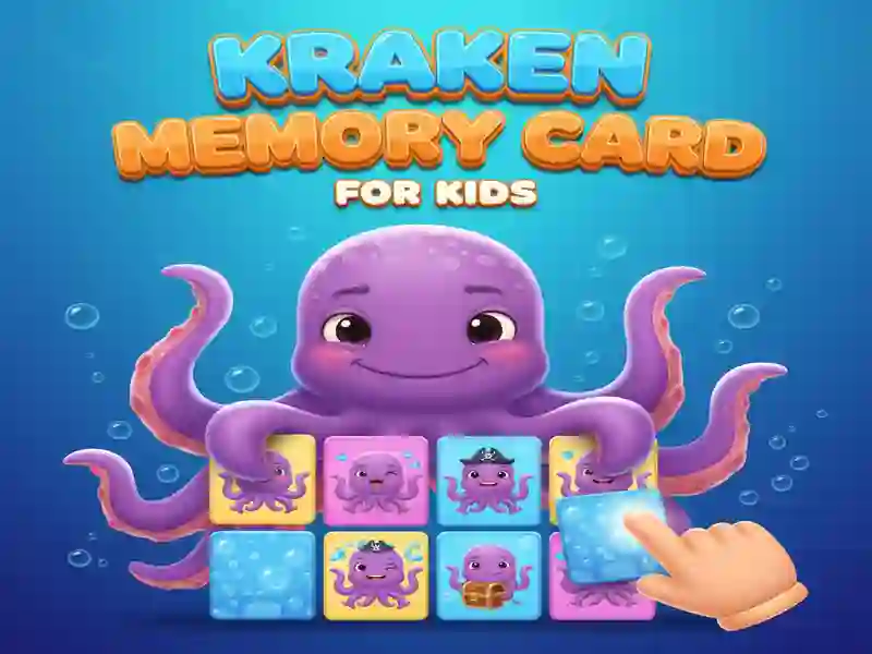 Jeu Carte mémoire Kraken pour enfants en ligne