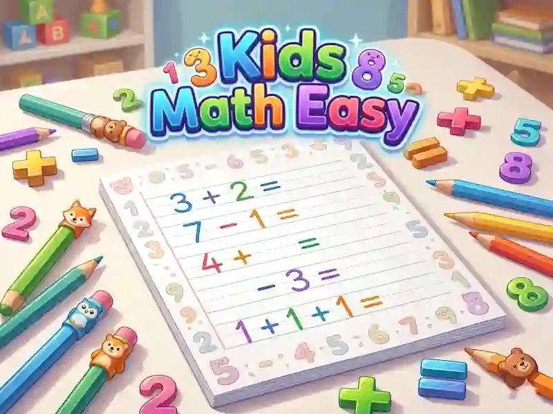 Jeu Kids Math Easy en ligne