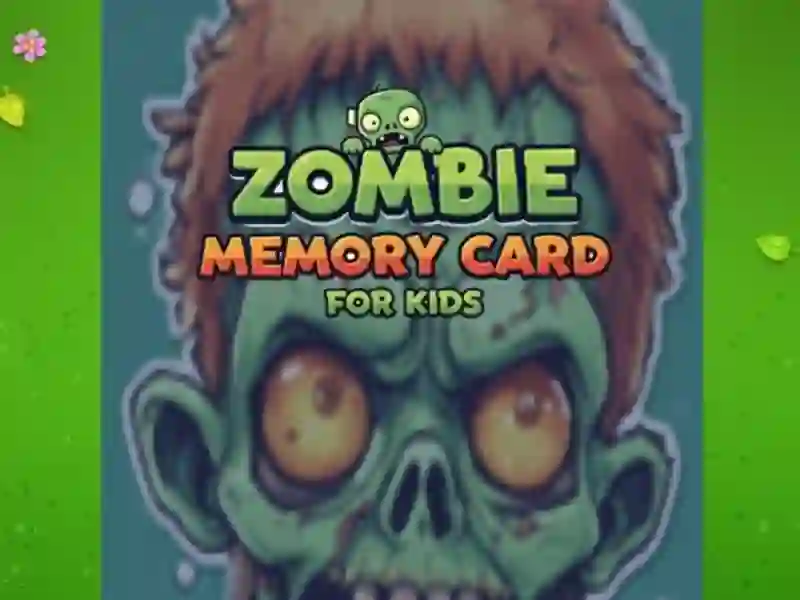 Jeu Carte mémoire zombie pour enfants en ligne