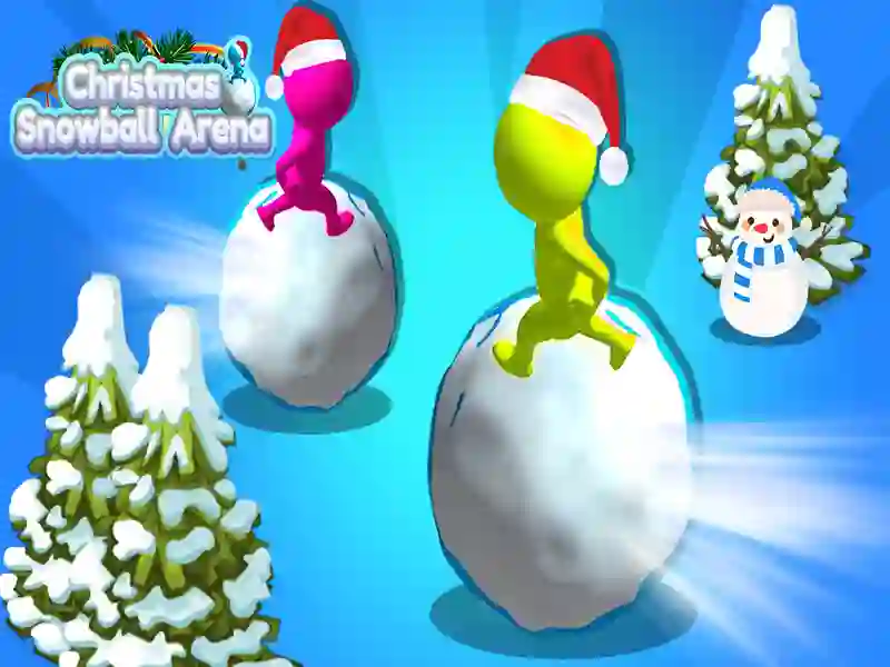 Jeu Aréna de boule de neige de Noël en ligne