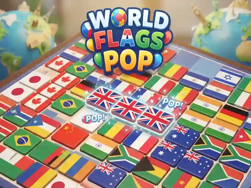 Jeu World Flags Pop en ligne
