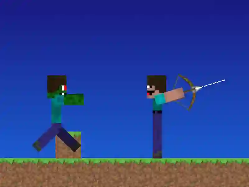 Jeu Noob vs pro mais archers minecraft en ligne