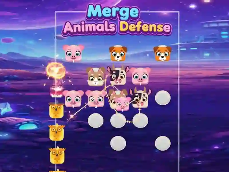 Jeu Fusionner la défense des animaux en ligne